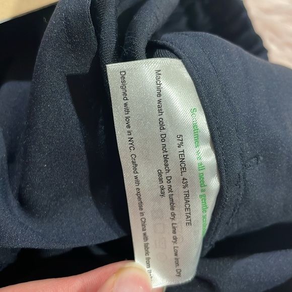 NWT M.M.Lafleur Shane Everyday Twill Pant Midnight Navy - Picture 11 of 11